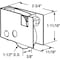 Prime-Line 1-1/2 in. Ball Bearing Steel Sliding Door Roller Assembly, for Pella (Single Pack) D 1998 - alternate 4